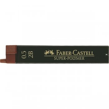 Faber-Castell 120502 mina de repuesto 2B Negro