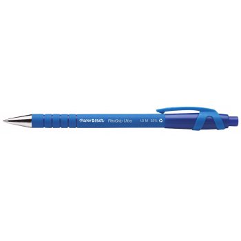 Papermate Flexgrip Ultra Azul Clip-on retractable ballpoint pen Medio 12 pieza(s)