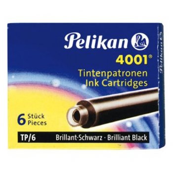 Pelikan TP 6 Recambio de bolígrafo Negro 6 pieza(s)