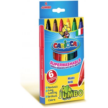 Carioca Jumbo rotulador Extra-grueso Multicolor 6 pieza(s)
