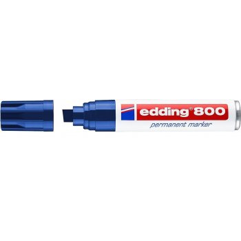 Edding 800 marcador permanente Azul Punta de cincel 1 pieza(s)