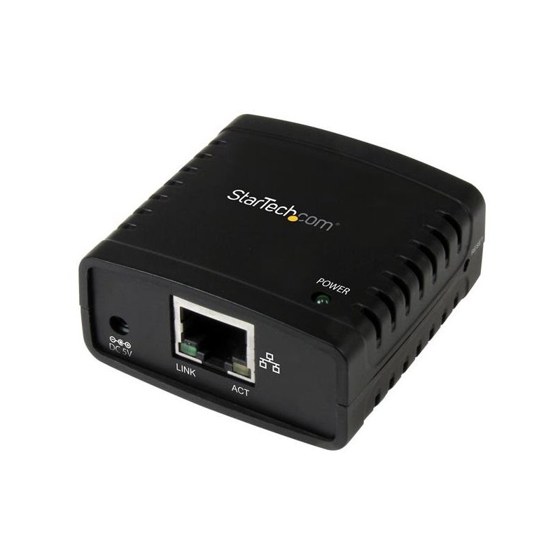 StarTech.com Servidor de Impresión en Red Ethernet 10 100 Mbps a USB 2.0 con LPR