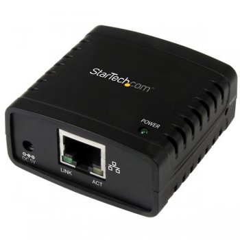 StarTech.com Servidor de Impresión en Red Ethernet 10 100 Mbps a USB 2.0 con LPR