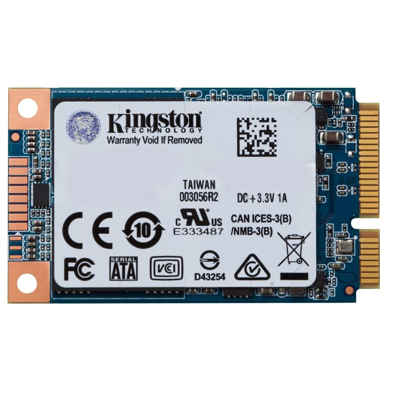 Kingston Technology UV500 unidad de estado sólido mSATA 480 GB Serial ATA III 3D TLC