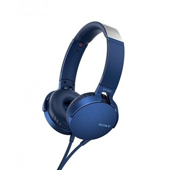 Sony MDR-XB550AP auriculares para móvil Binaural Diadema Azul