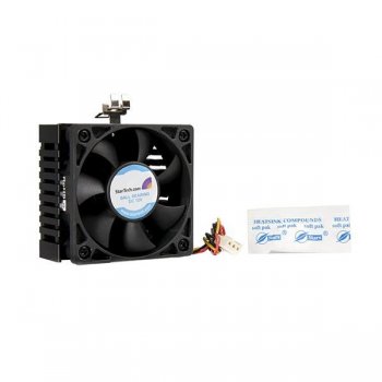 StarTech.com Ventilador Enfriador para CPU Socket 7 370 de 65x60x45mm c  Disipador de Calor y Conector TX3