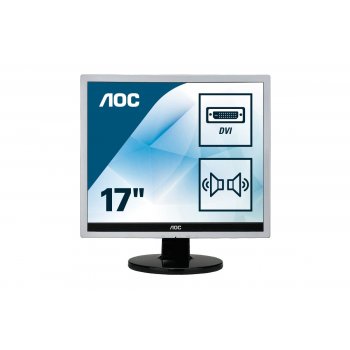 AOC Essential-line E719SDA LED display 43,2 cm (17") SXGA LCD Plana Mate Negro