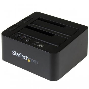 StarTech.com Base de Conexión Autónoma USB 3.1 (10Gbps) para SSD DD SATA de 2,5" y 3,5" - Dock con Función de Copiado Rápido