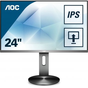 AOC Pro-line I2490PXQU BT pantalla para PC 60,5 cm (23.8") Full HD LED Plana Gris