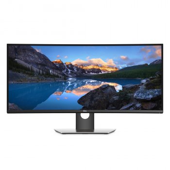 DELL UltraSharp U3419W LED display 86,7 cm (34.1") UltraWide Quad HD LCD Curva Mate Negro, Gris