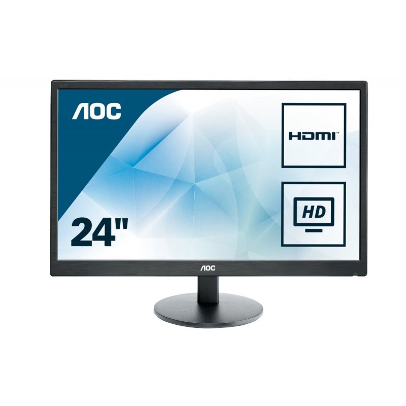 AOC Value-line E2470SWH LED display 59,9 cm (23.6") Full HD LCD Plana Mate Negro