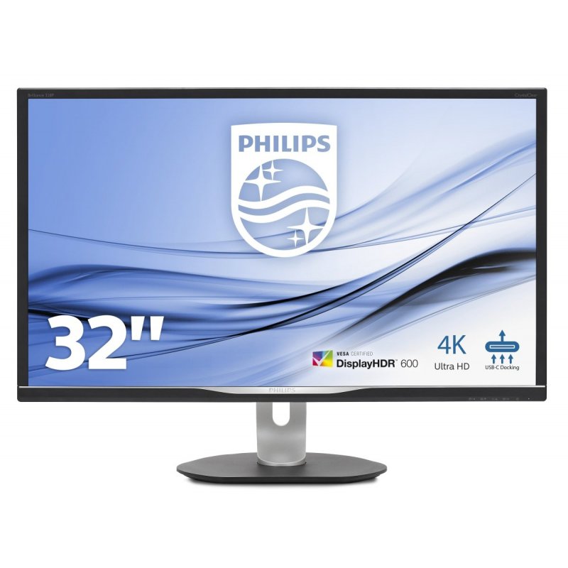 Philips Brilliance Monitor Lcd Con Base Usb C 328p6vubreb00