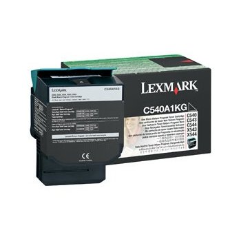 Lexmark C54x, X54x Black Return Programme Toner Cartridge (1K) Original Negro