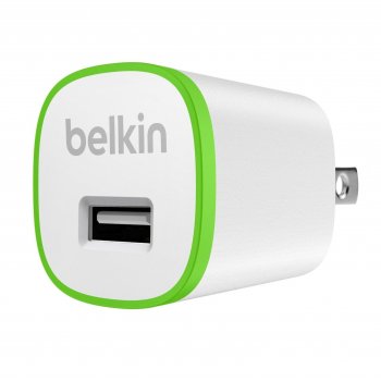 Belkin F8J013VFWHT cargador de dispositivo móvil Interior Verde, Blanco