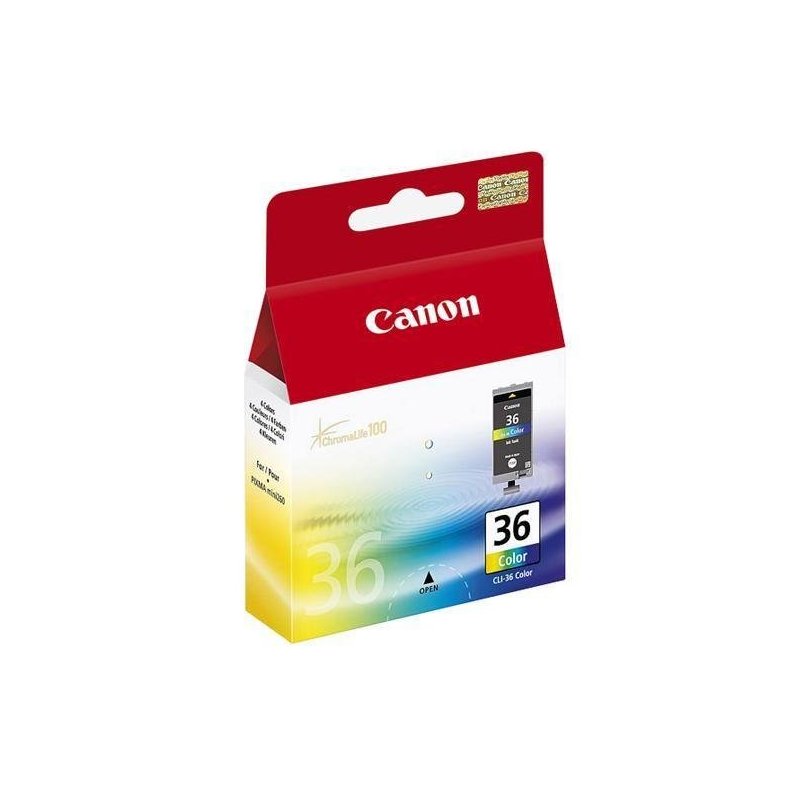 Canon CLI-36 Col Original Cian, Magenta, Amarillo 1 pieza(s)