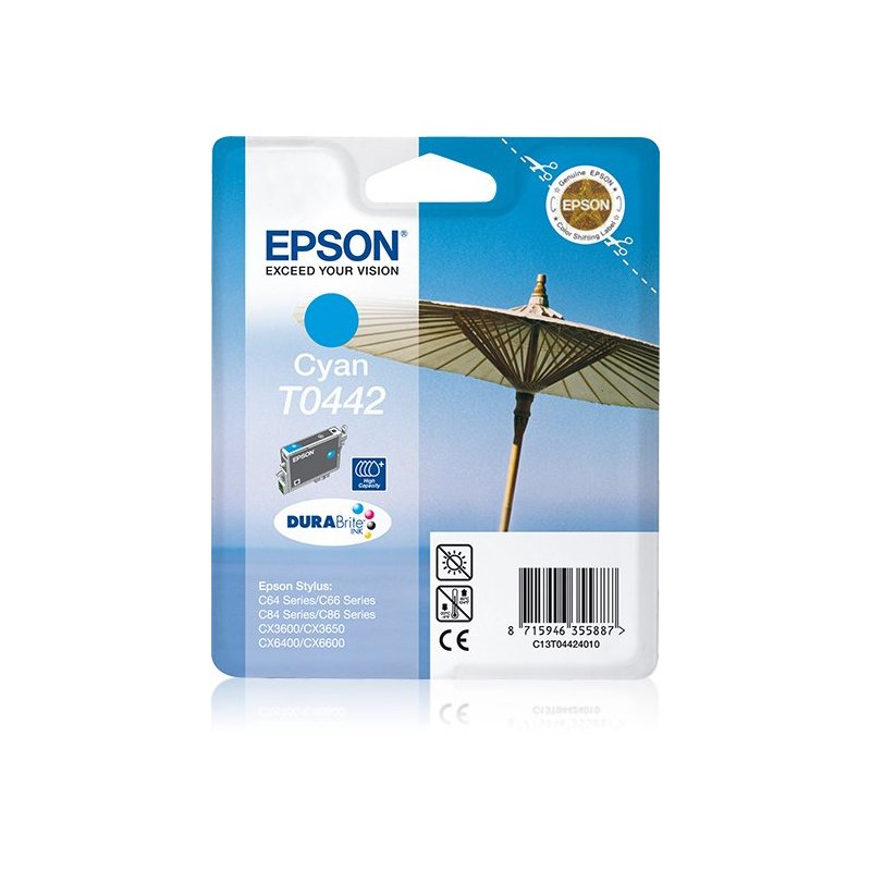 Epson Parasol Cartucho T0442 cian alta capacidad