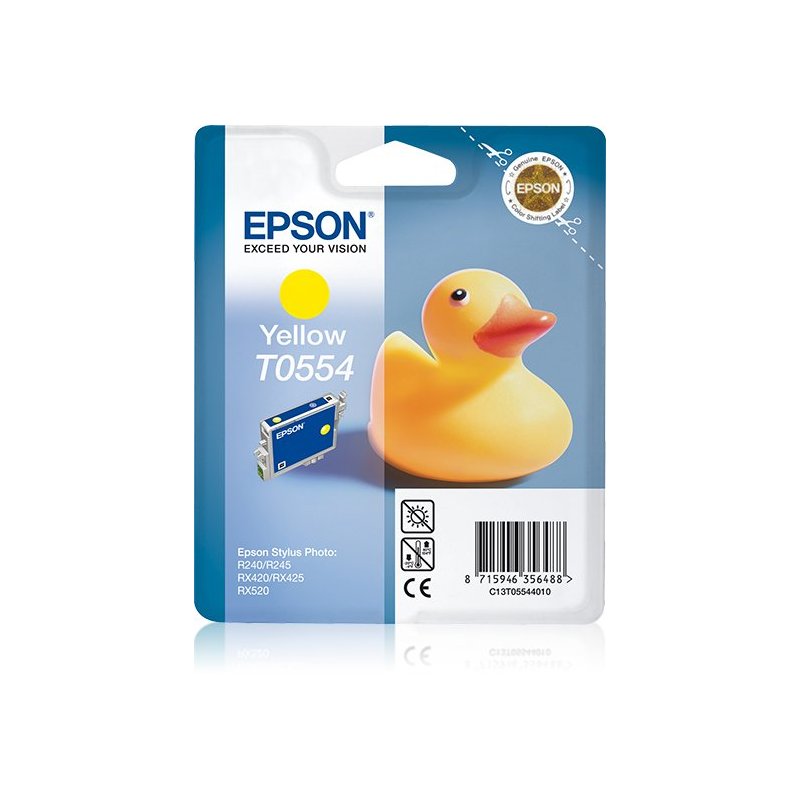 Epson Duck Cartucho T0554 amarillo