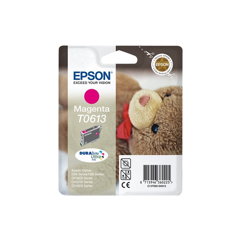 Epson Teddybear Cartucho T0613 magenta