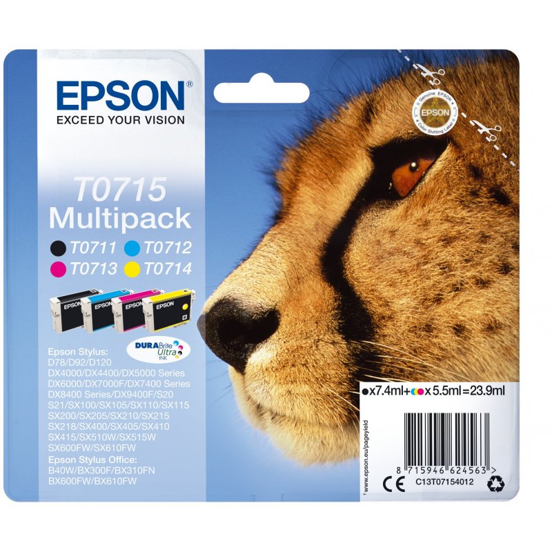 Epson Multipack T0715 4 colores