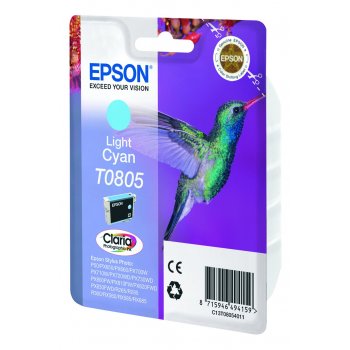 Epson Hummingbird Cartucho T0805 cian claro (etiqueta RF)