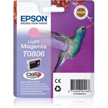 Epson Hummingbird Cartucho T0806 magenta claro (etiqueta RF)
