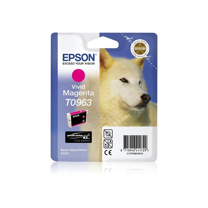 Epson Husky Cartucho T0963 magenta vivo