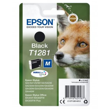 Epson Fox Cartucho T1281 negro (etiqueta RF)