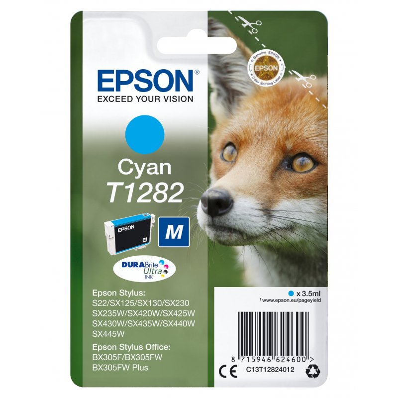 Epson Fox Cartucho T1282 cian