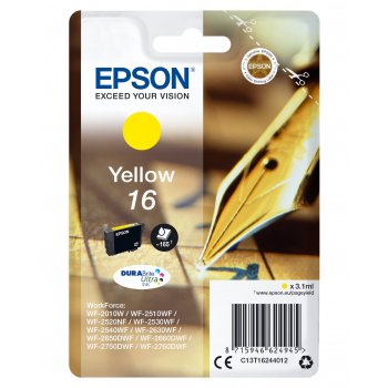 Epson Pen and crossword Cartucho 16 amarillo (etiqueta RF)