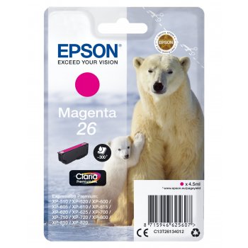 Epson Polar bear Cartucho 26 magenta (etiqueta RF)