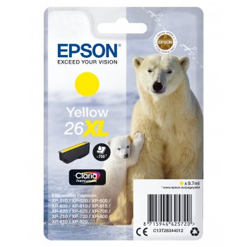 Epson Polar bear Cartucho 26XL amarillo