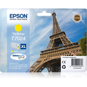 Epson Eiffel Tower Cartucho T70244010 amarillo XL
