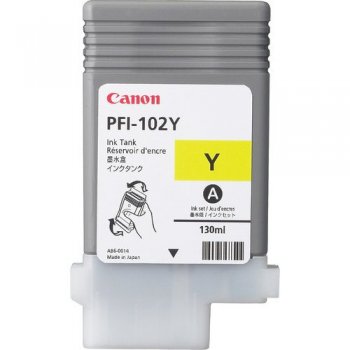 Canon PFI-102Y Original Amarillo