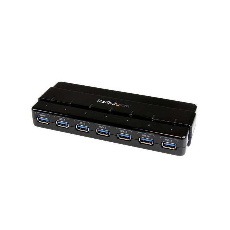 StarTech.com Concentrador Ladrón USB 3.0 de 7 Puertos - Hub de Sobremesa