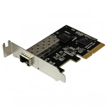 StarTech.com Tarjeta de Red Ethernet PCI Express de 10 Gigabits de Fibra con SFP+ abierto - Adaptador NIC