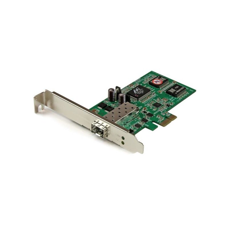 StarTech.com Tarjeta PCI Express Adaptadora de Red Gigabit con 1 Puerto SFP Abierto - NIC Ethernet PCI-E de Fibra