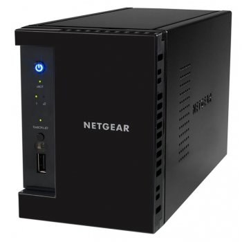 Netgear RN212 Ethernet Escritorio Negro NAS