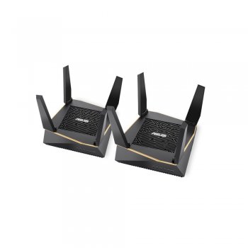 ASUS AiMesh AX6100 router inalámbrico Tribanda (2,4 GHz 5 GHz 5 GHz) Gigabit Ethernet Negro