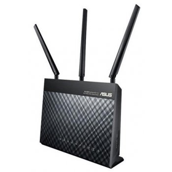ASUS DSL-AC68U router inalámbrico Doble banda (2,4 GHz   5 GHz) Gigabit Ethernet 3G Negro