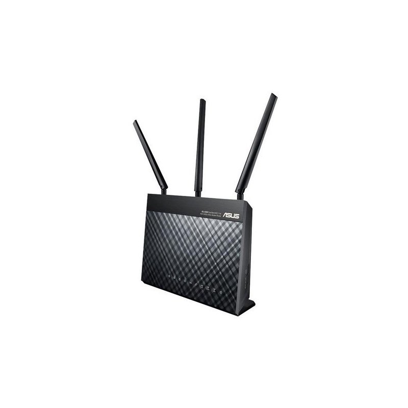 ASUS DSL-AC68U router inalámbrico Doble banda (2,4 GHz   5 GHz) Gigabit Ethernet 3G Negro