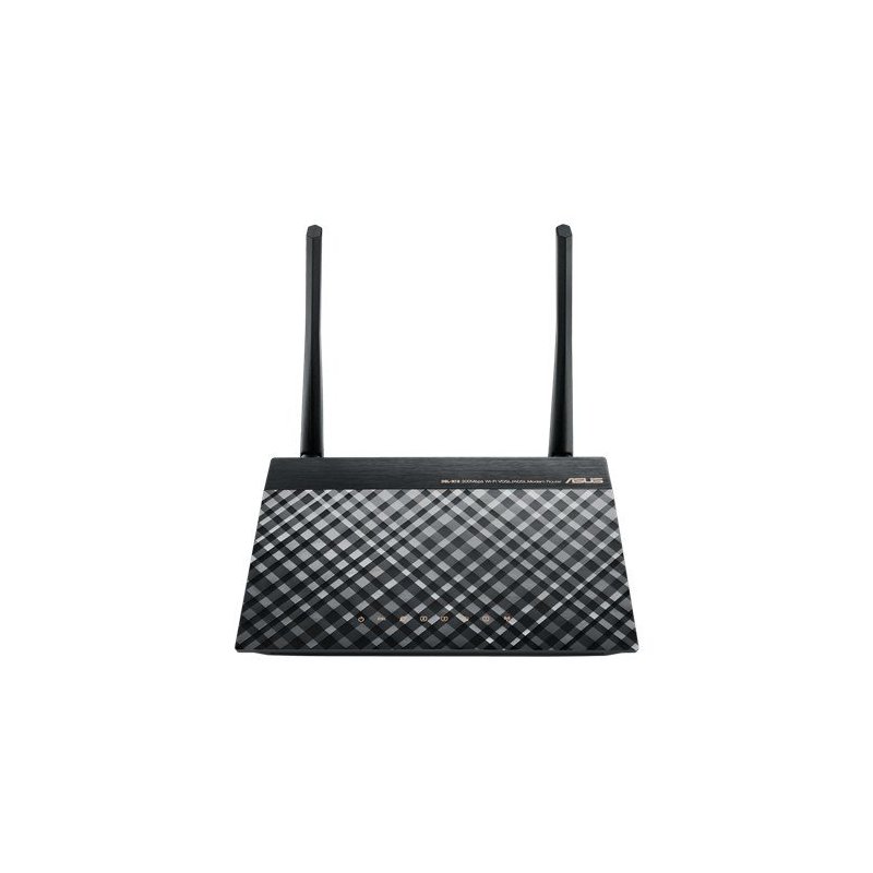 ASUS DSL-N16 router inalámbrico Banda única (2,4 GHz) Ethernet rápido Negro