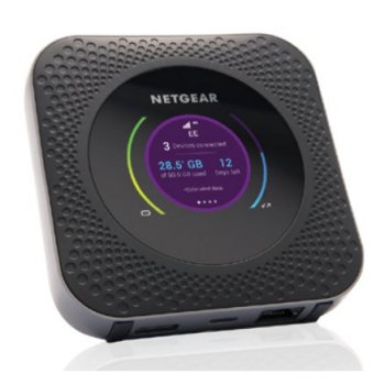 Netgear MR1100 router inalámbrico Doble banda (2,4 GHz   5 GHz) Gigabit Ethernet 3G 4G Negro