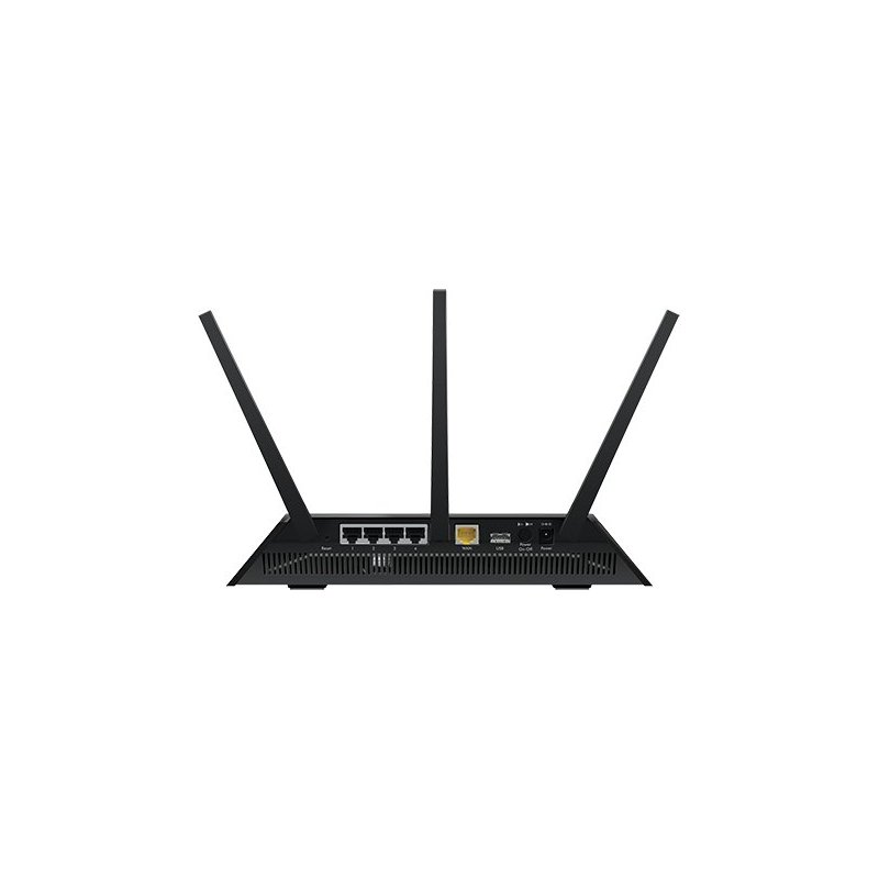 Netgear R7000P router inalámbrico Doble banda (2,4 GHz   5 GHz) Gigabit Ethernet Negro