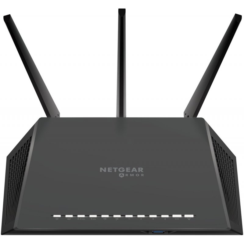 Netgear RS400 router inalámbrico Doble banda (2,4 GHz   5 GHz) Gigabit Ethernet Negro