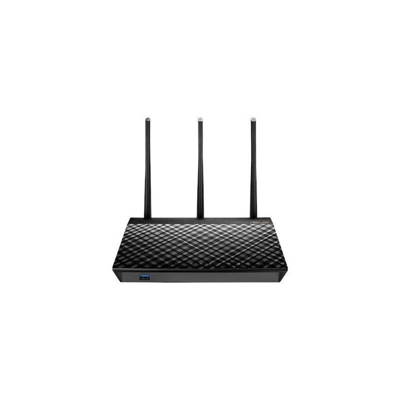 ASUS RT-AC1900U router inalámbrico Doble banda (2,4 GHz   5 GHz) Gigabit Ethernet Negro