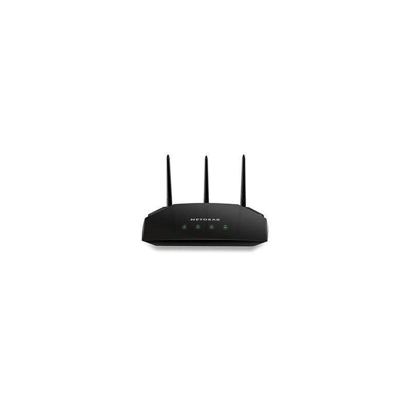 Netgear AC2000 router inalámbrico Doble banda (2,4 GHz   5 GHz) Gigabit Ethernet Negro