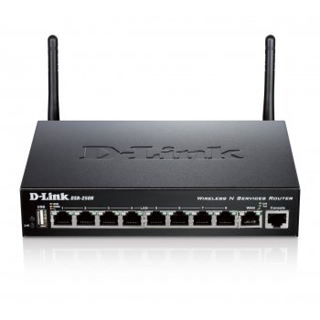 D-Link DSR-250N router inalámbrico Banda única (2,4 GHz) Gigabit Ethernet Negro
