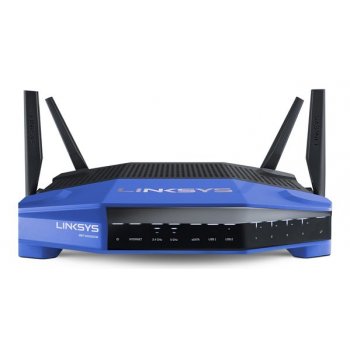 Linksys WRT3200ACM router inalámbrico Doble banda (2,4 GHz   5 GHz) Gigabit Ethernet Negro, Azul