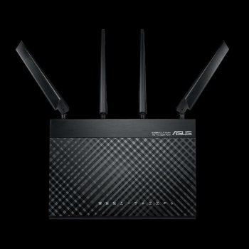 ASUS 4G-AC68U router inalámbrico Doble banda (2,4 GHz   5 GHz) Gigabit Ethernet 3G Negro