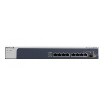 Netgear XS508M No administrado 10G Ethernet (100 1000 10000) Gris, Plata